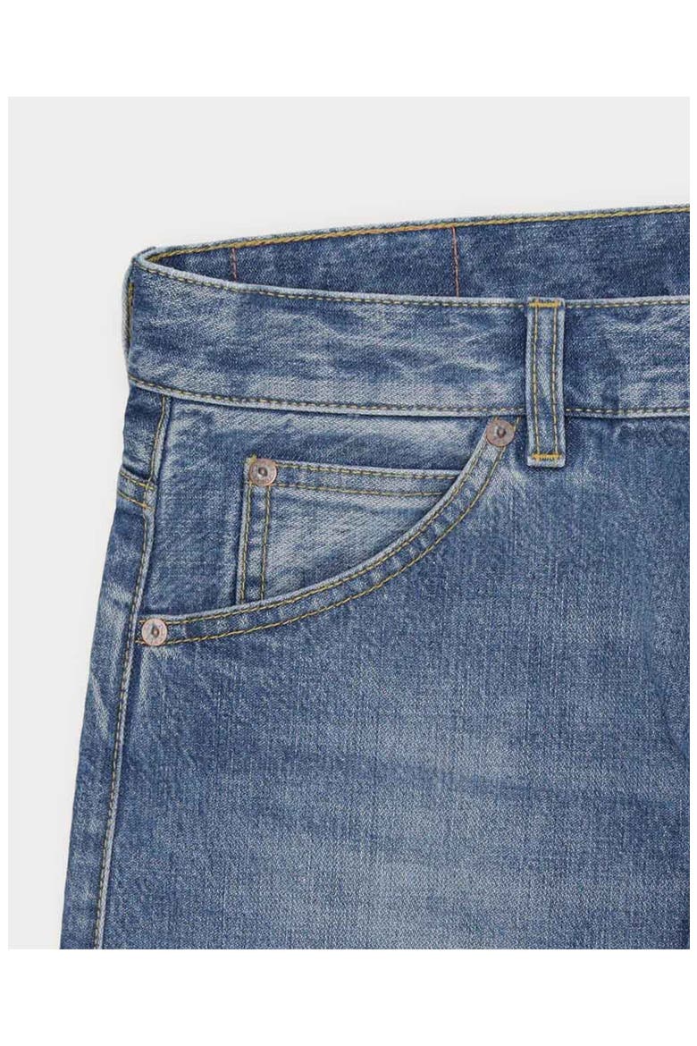 944 Jason High-Waist 5-Pocket Cotton Denim Pants, Alternate, color, BLUE D490