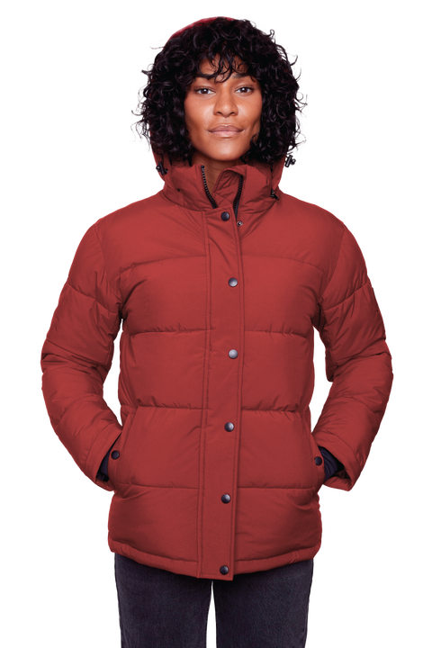 FORILLON - Vegan Down Short Quilted Puffer Jacket