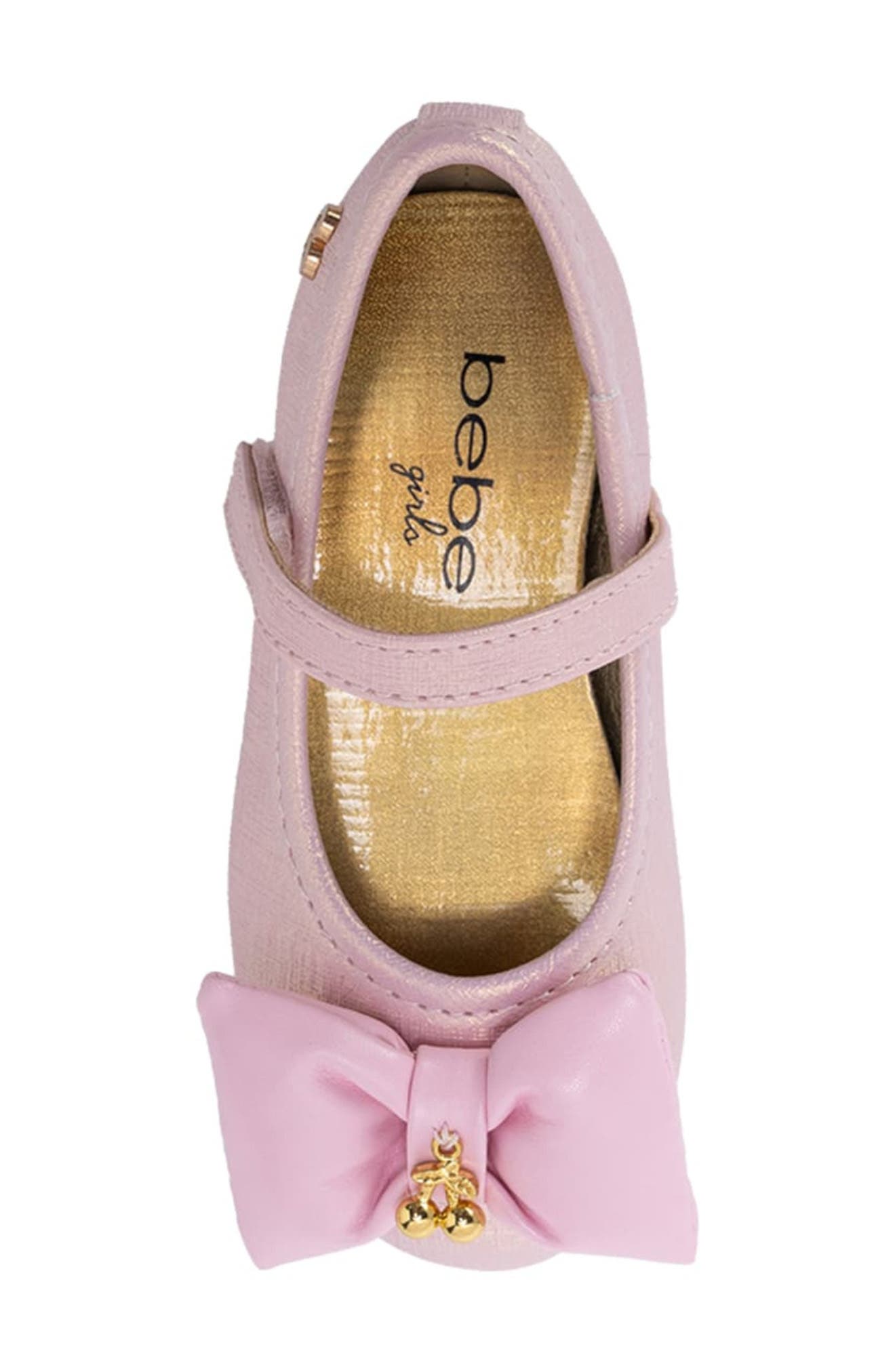 bebe Roxy Mary Jane Flat, Alternate, color, Pink