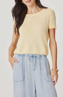 Splendid Emerson Short Sleeve Sweater