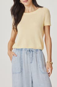 Splendid Emerson Short Sleeve Sweater