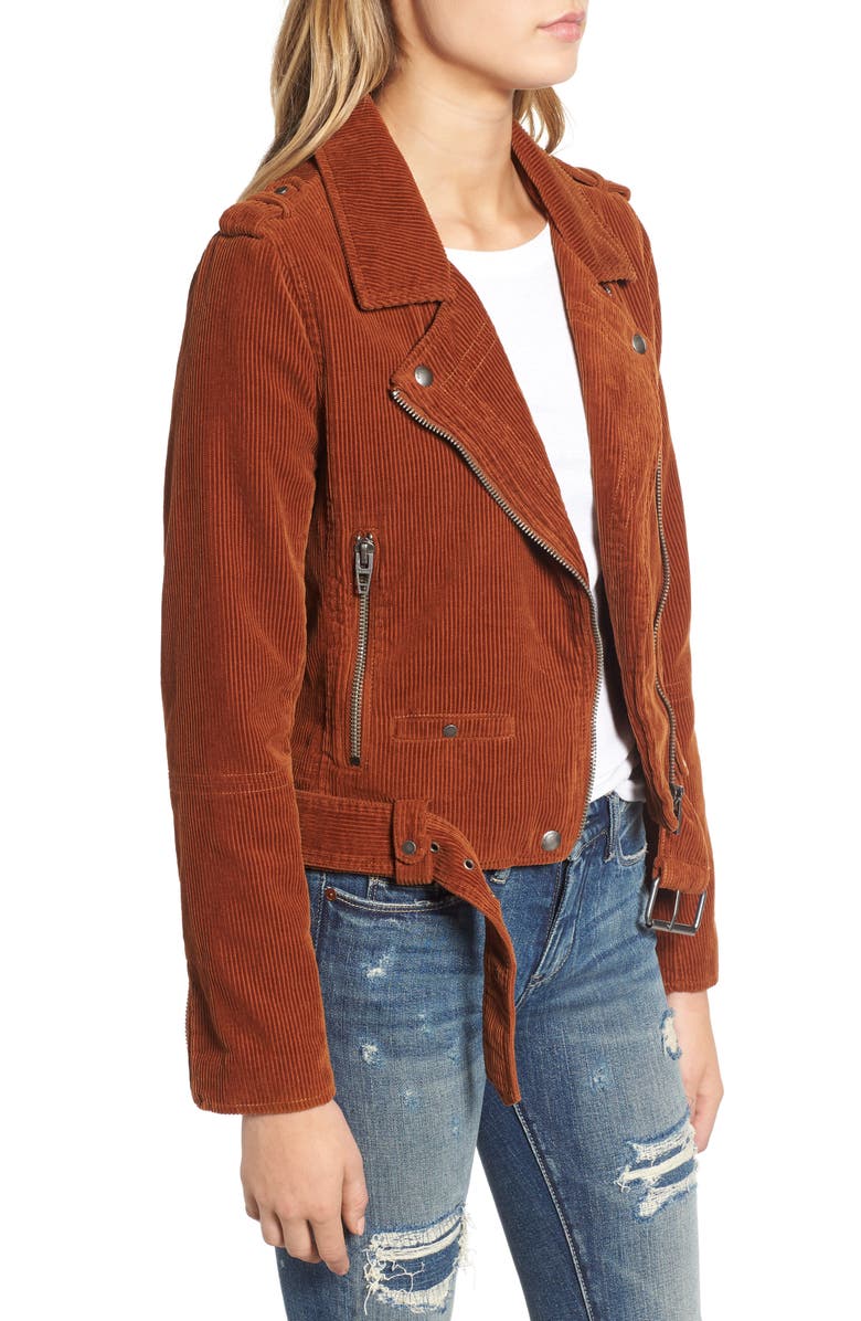 BLANKNYC Corduroy Moto Jacket, Alternate, color, 
