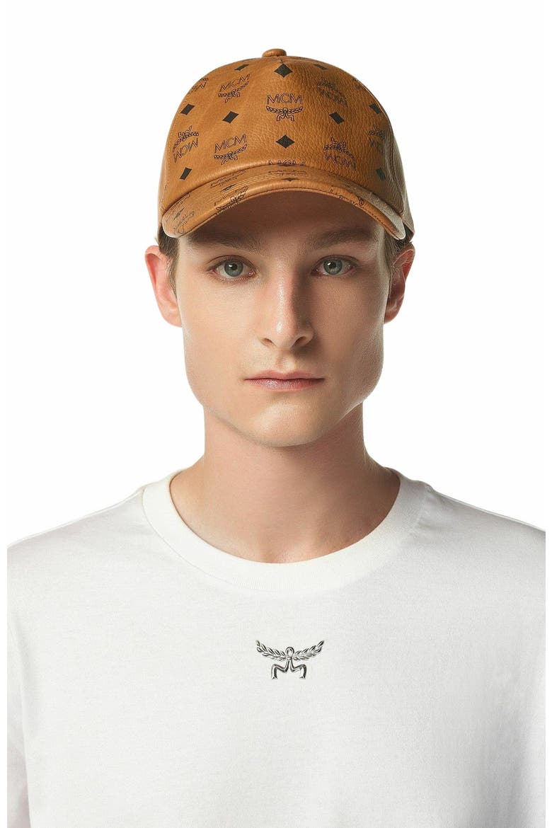 Classic Cap in Visetos, Alternate, color, Cognac