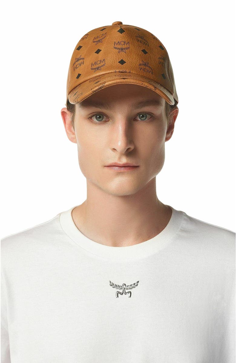 MCM Classic Cap in Visetos, Alternate, color, 