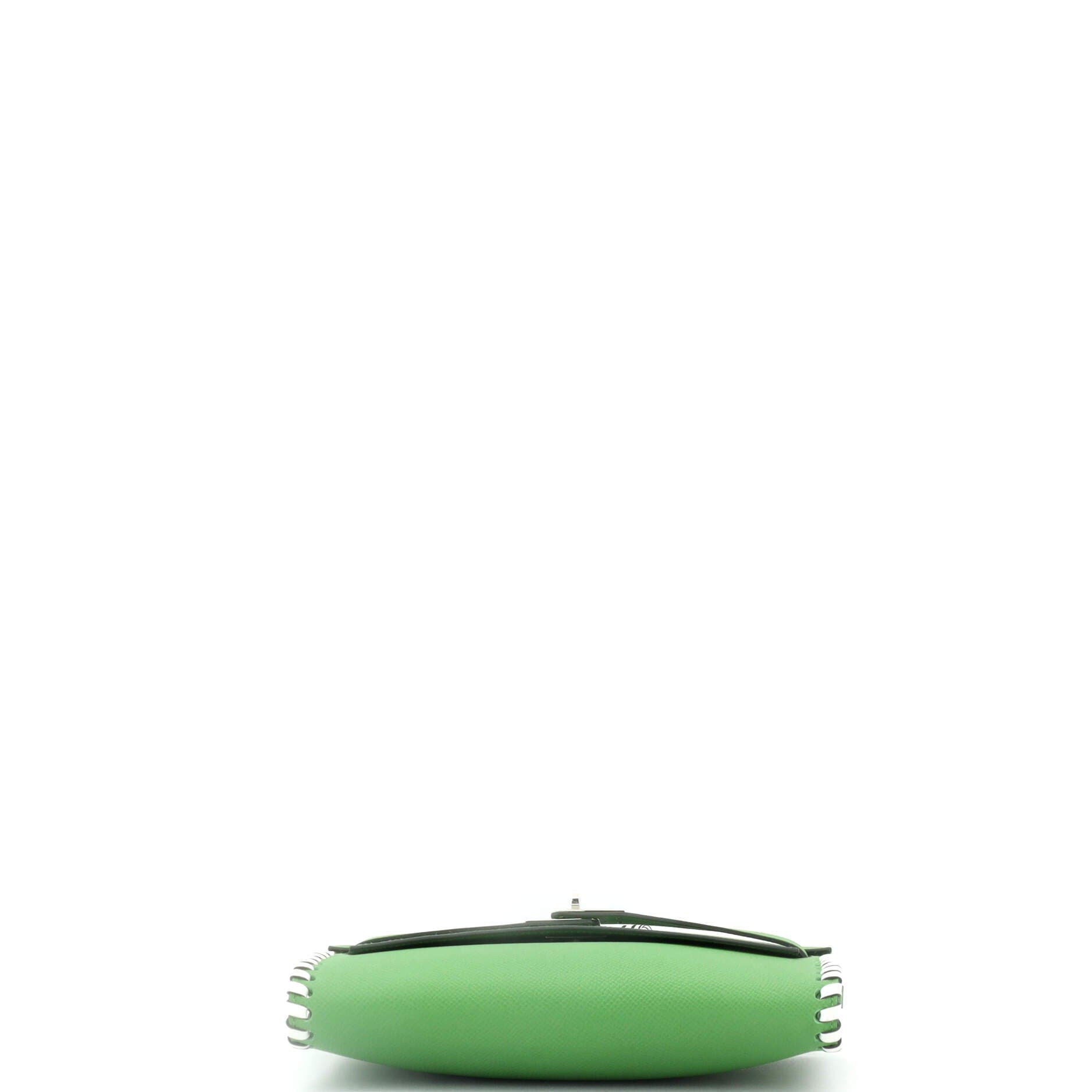 Pre-Owned Hermes Kelly To Go Wallet Tressage Epsom, Alternate, color, Vert Yucca