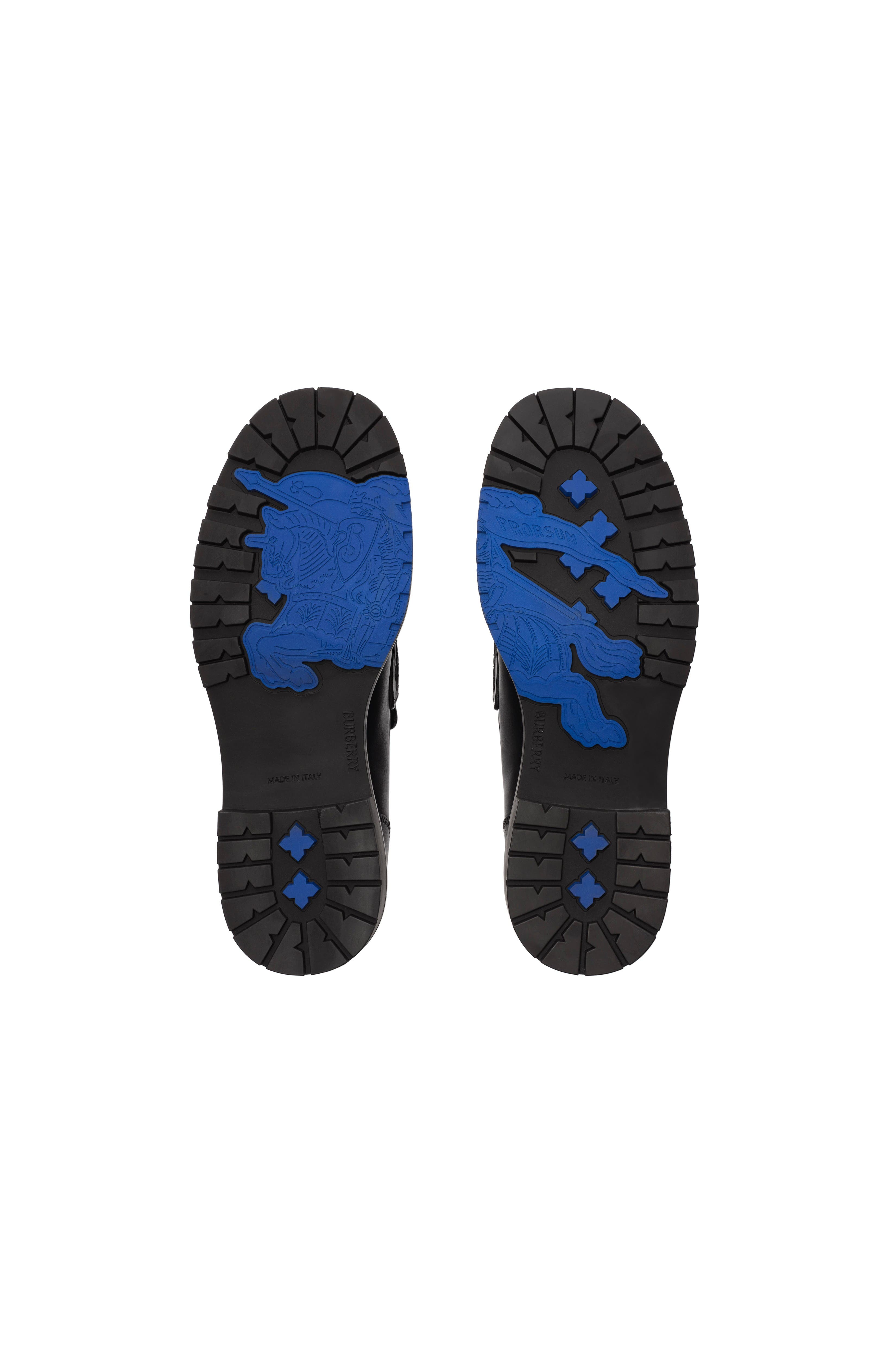 Burberry Leather Rogue Loafers, Alternate, color, 