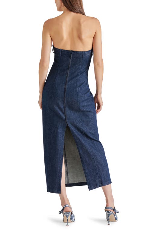 Steve Madden Prato Strapless Denim Midi Dress