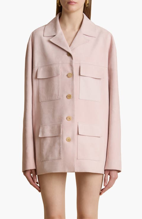 Morsson Oversize Suede Jacket