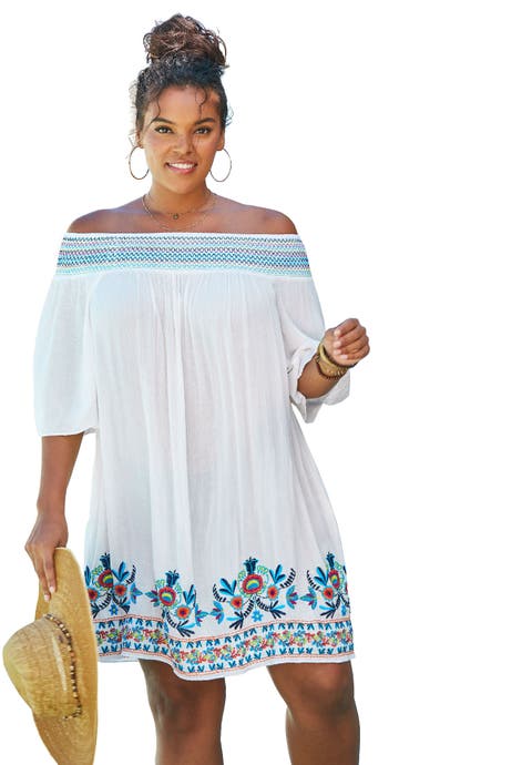 Off-The-Shoulder Cover Up