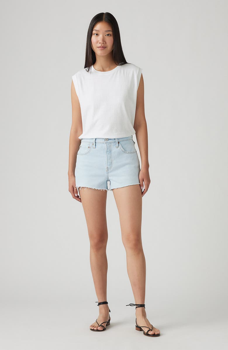 Levi's 501<sup>®</sup> Original Denim Cutoff Shorts, Alternate, color, 