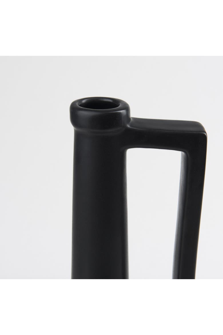Burton Ceramic Jug Vase, Alternate, color, Black