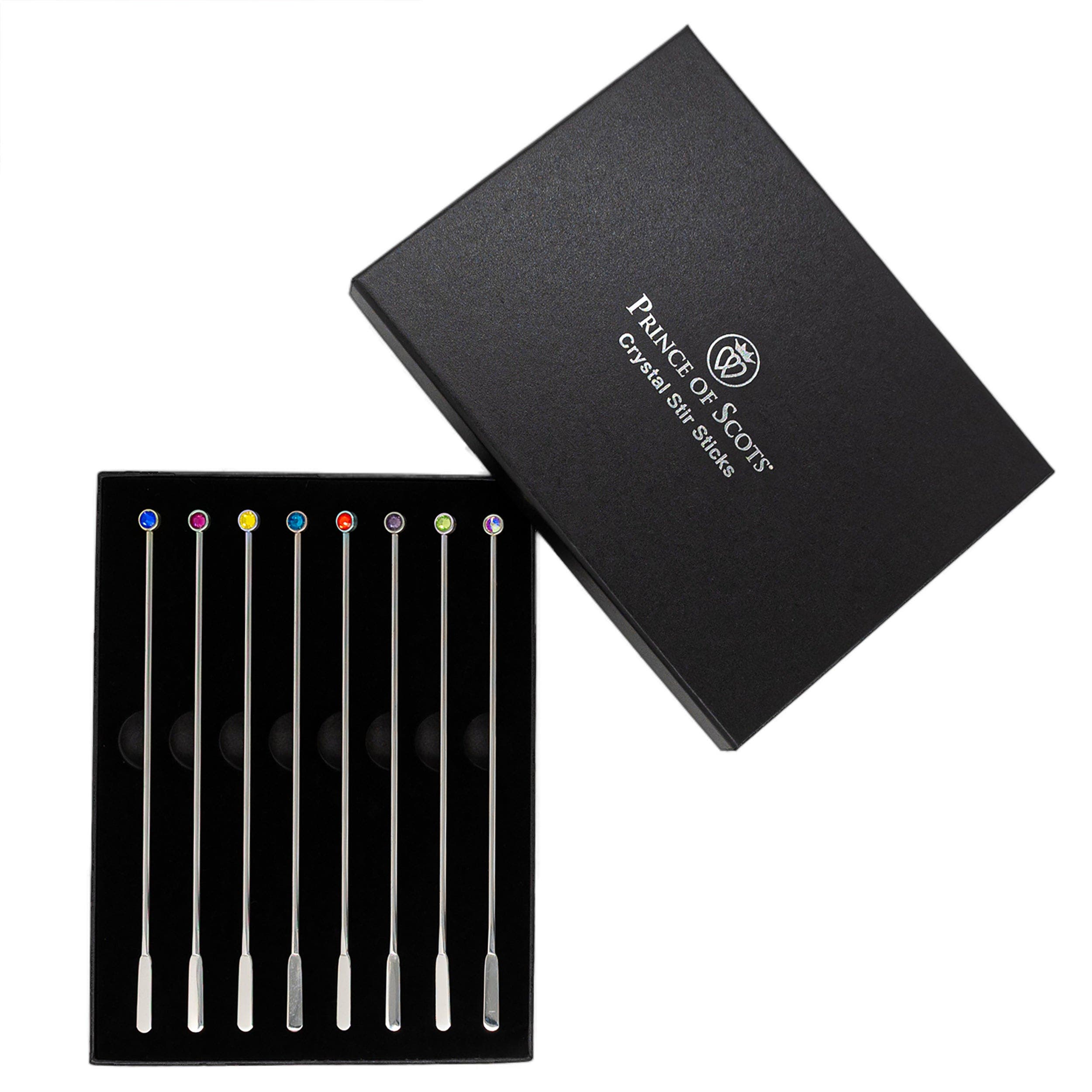 Prince of Scots Crystal Cocktail Stir Sticks - Thumbnail 2