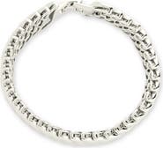 Sterling Forever Bethany Ripple Watchband Bracelet