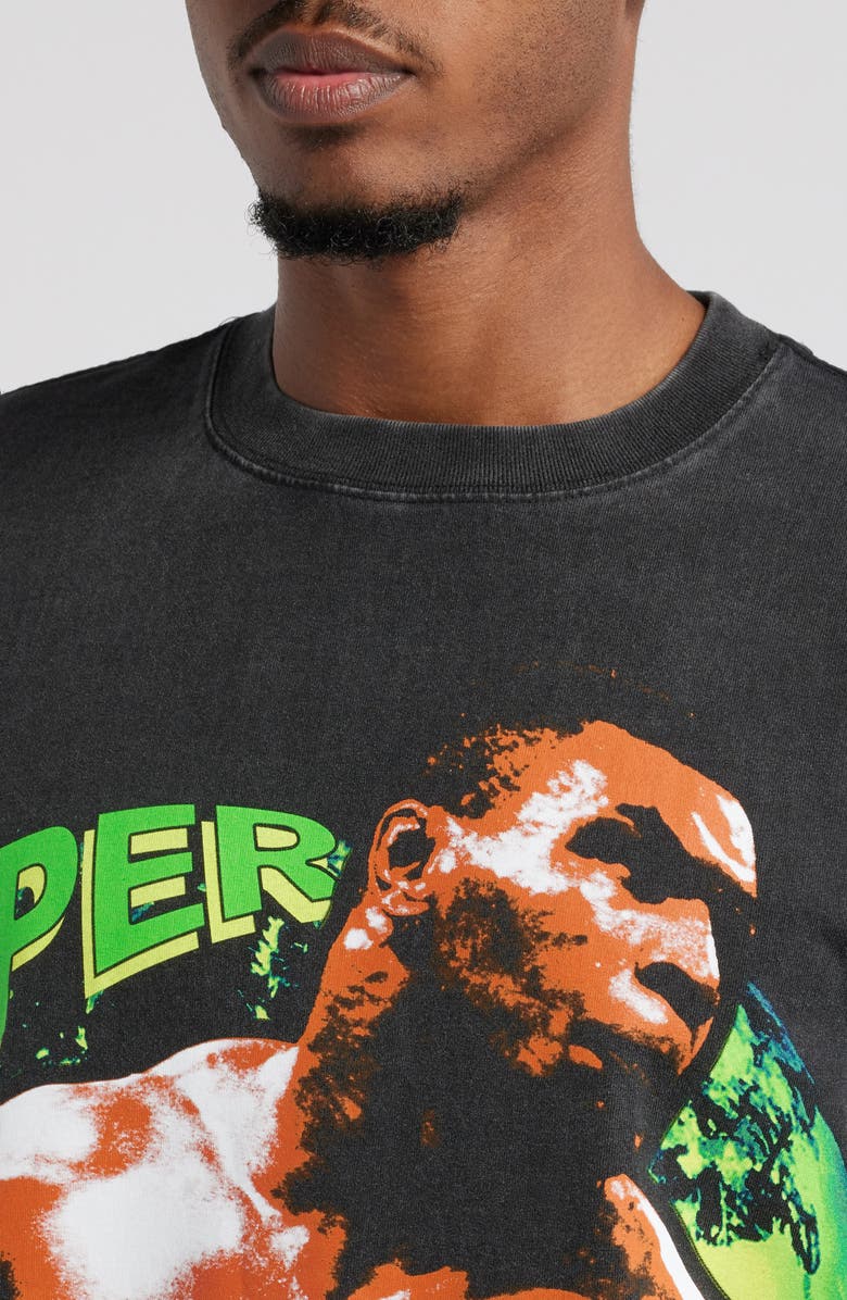 ID Supply Co Oversize Super Punches Graphic T-Shirt, Alternate, color, Washed Black