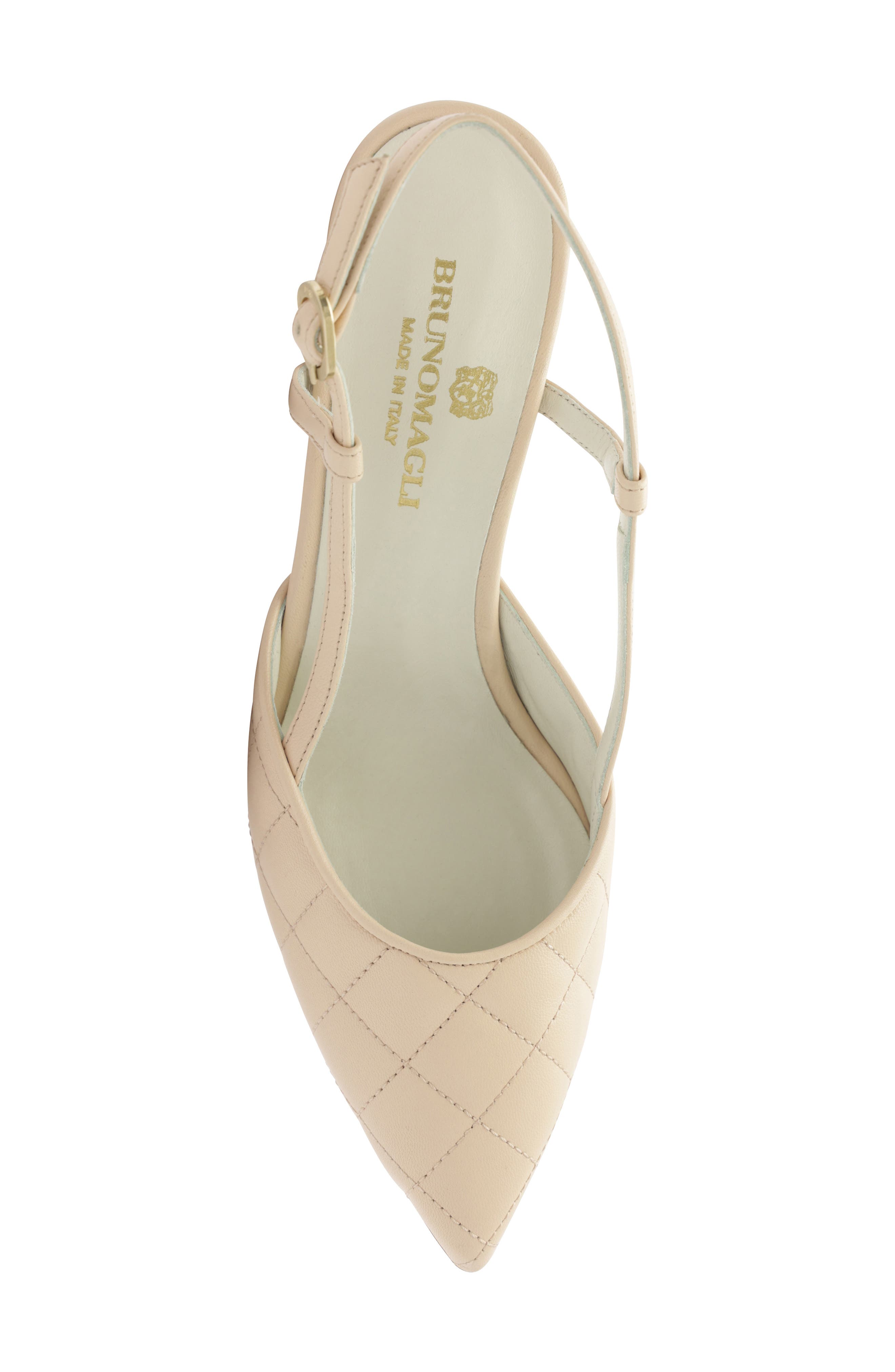 Rosy Slingback Pump, Alternate, color, NUDE CALF