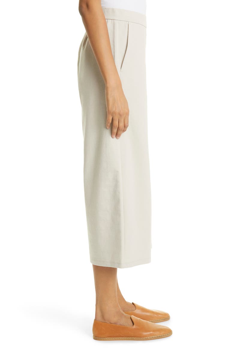 Crop Wide Leg Pants, Alternate, color, CHALK