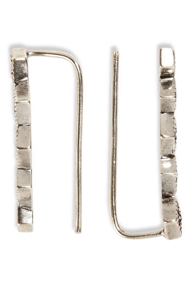 Crystal Ear Crawlers, Alternate, color, SILVER