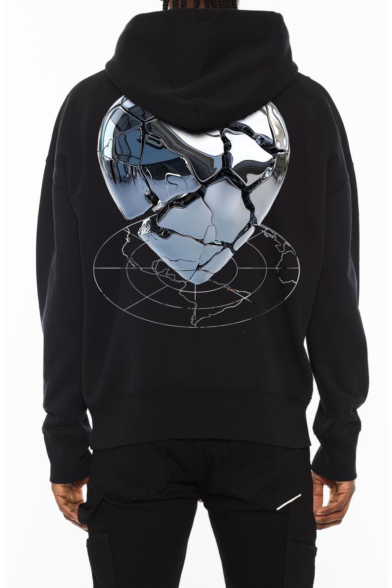 Graphic Pullover Hoodie, Alternate, color, BLACK