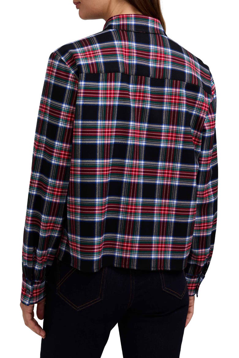 Jodie Plaid Button-Up Shirt, Alternate, color, RED/ MULTI