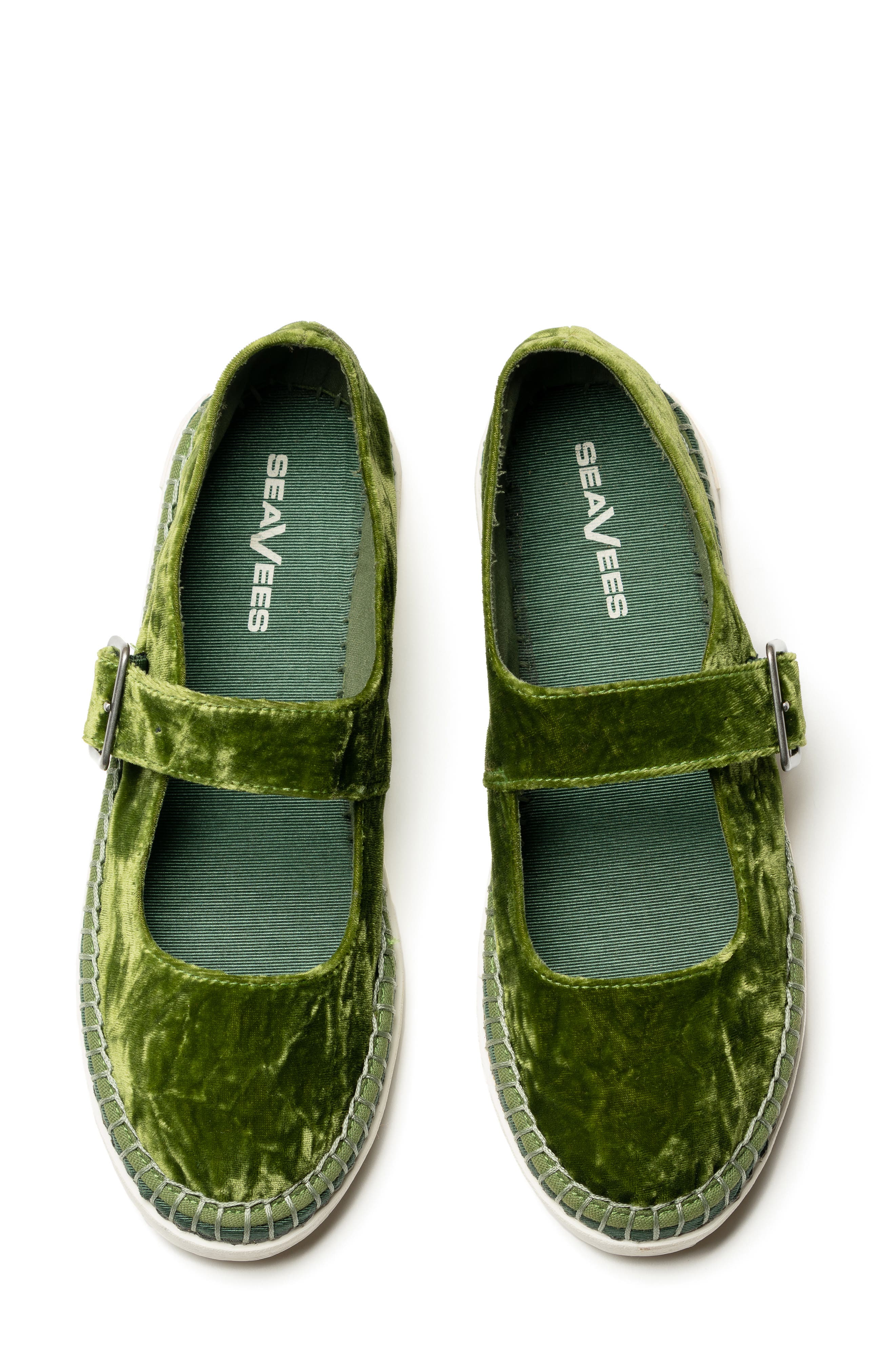 SeaVees Mesa Velvet Mary Jane Espadrille, Alternate, color, 