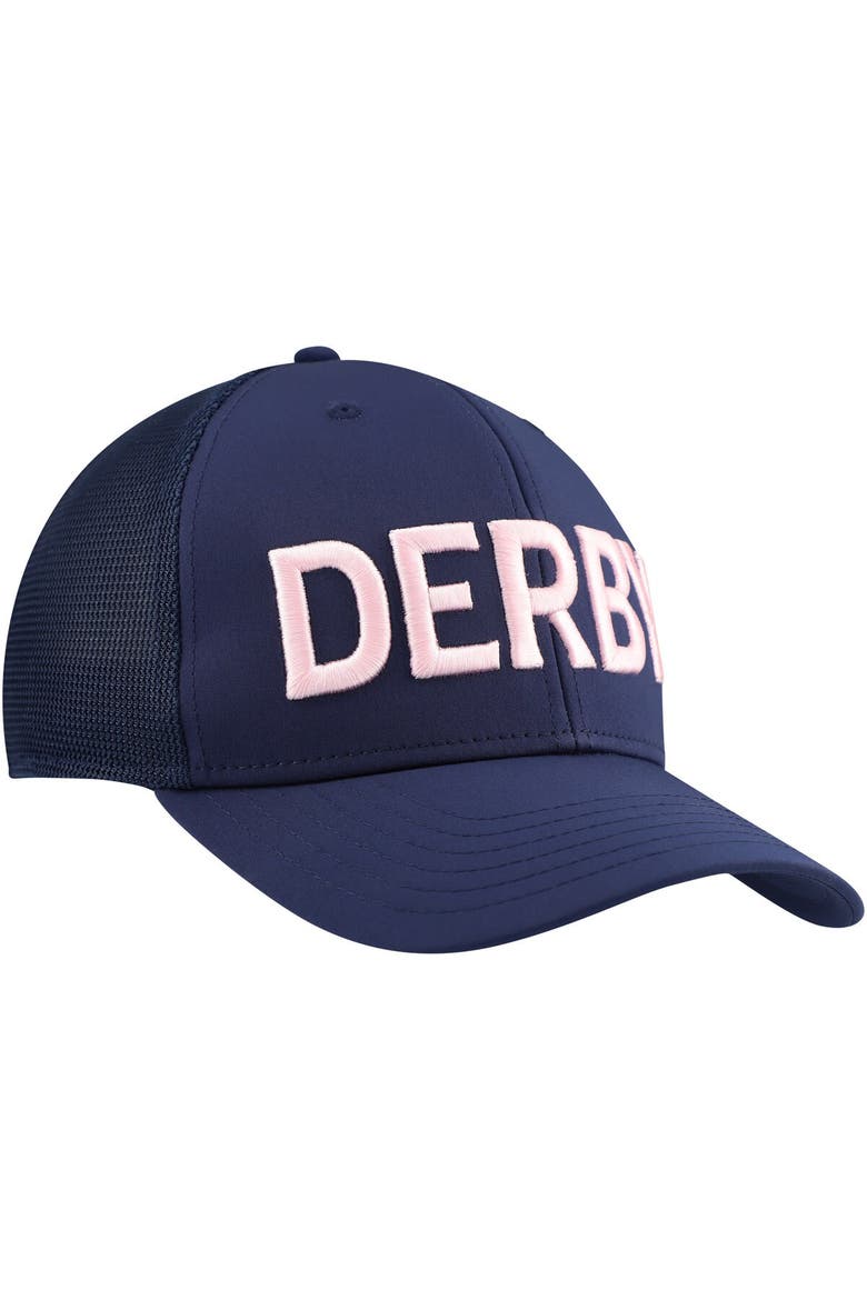 Men's Vineyard Vines Navy Kentucky Derby Trucker Adjustable Hat, Alternate, color, Navy