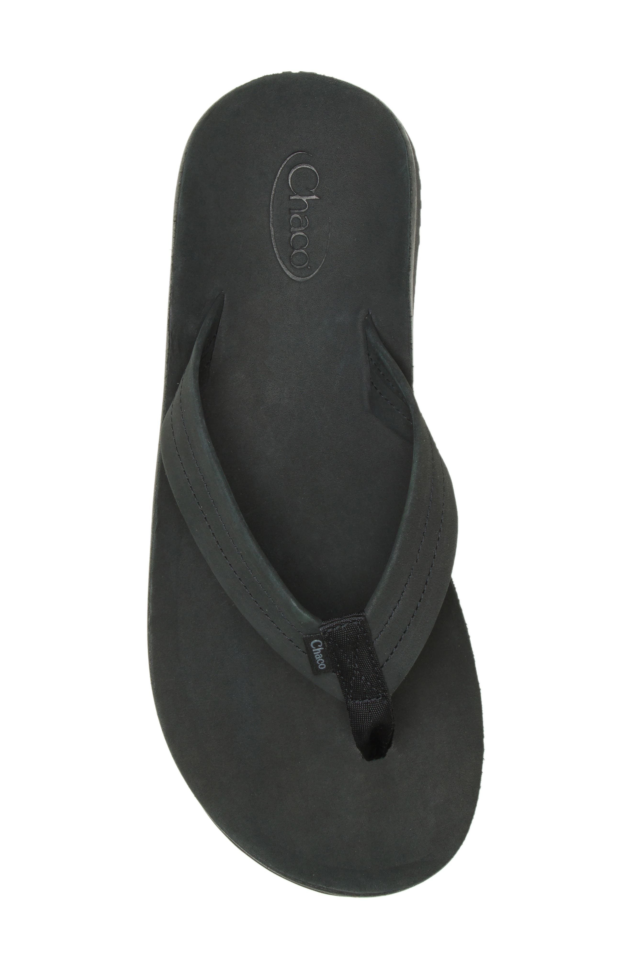 Chaco Leather Flip Flop, Alternate, color, 