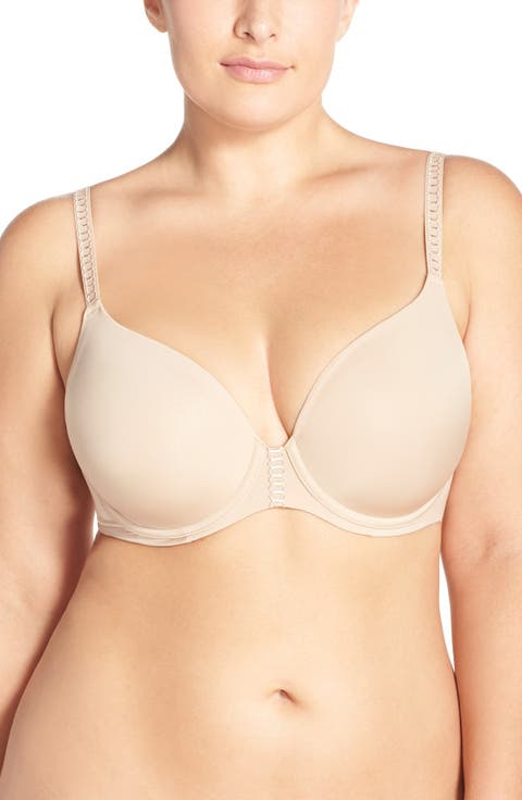 'Ultra Light' Underwire Contour Bra (Plus Size)