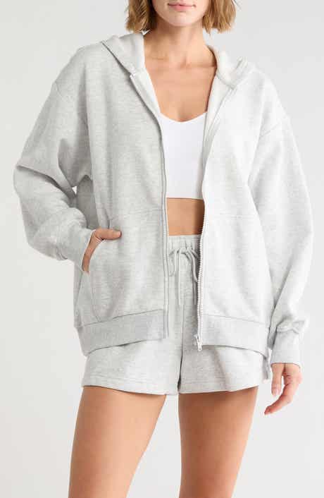 Feather Fleece Zip Hoodie