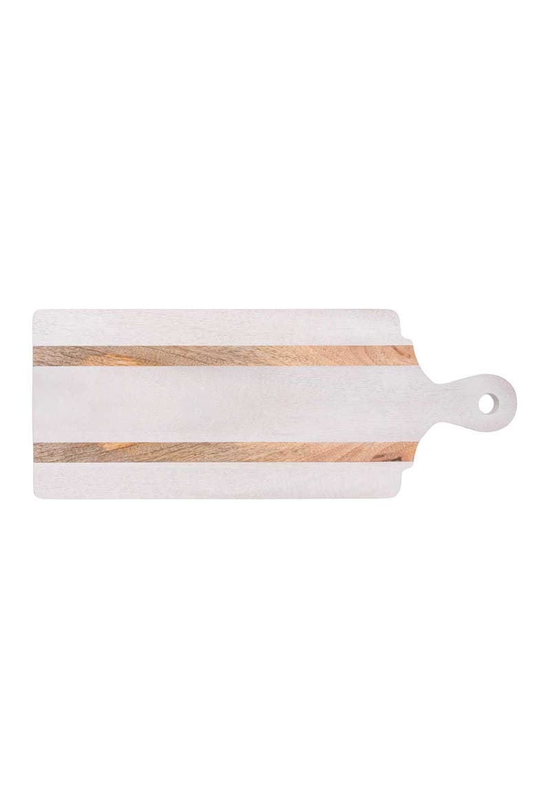 Maeve Striped Wood Board 23", Alternate, color, Brown