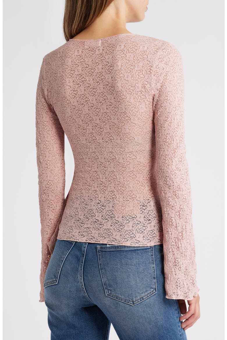 Floral Lace Top, Alternate, color, BLUSH