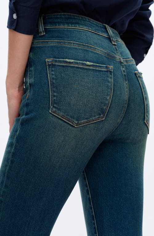 Bayeas High Waist Flare Jeans In Blue