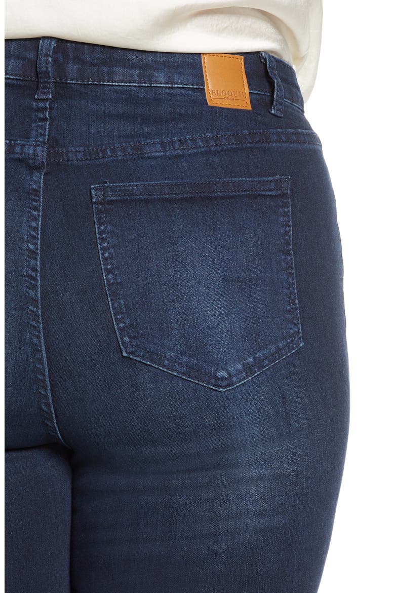 Olivia Sculpting Skinny Jeans, Alternate, color, DARK WASH