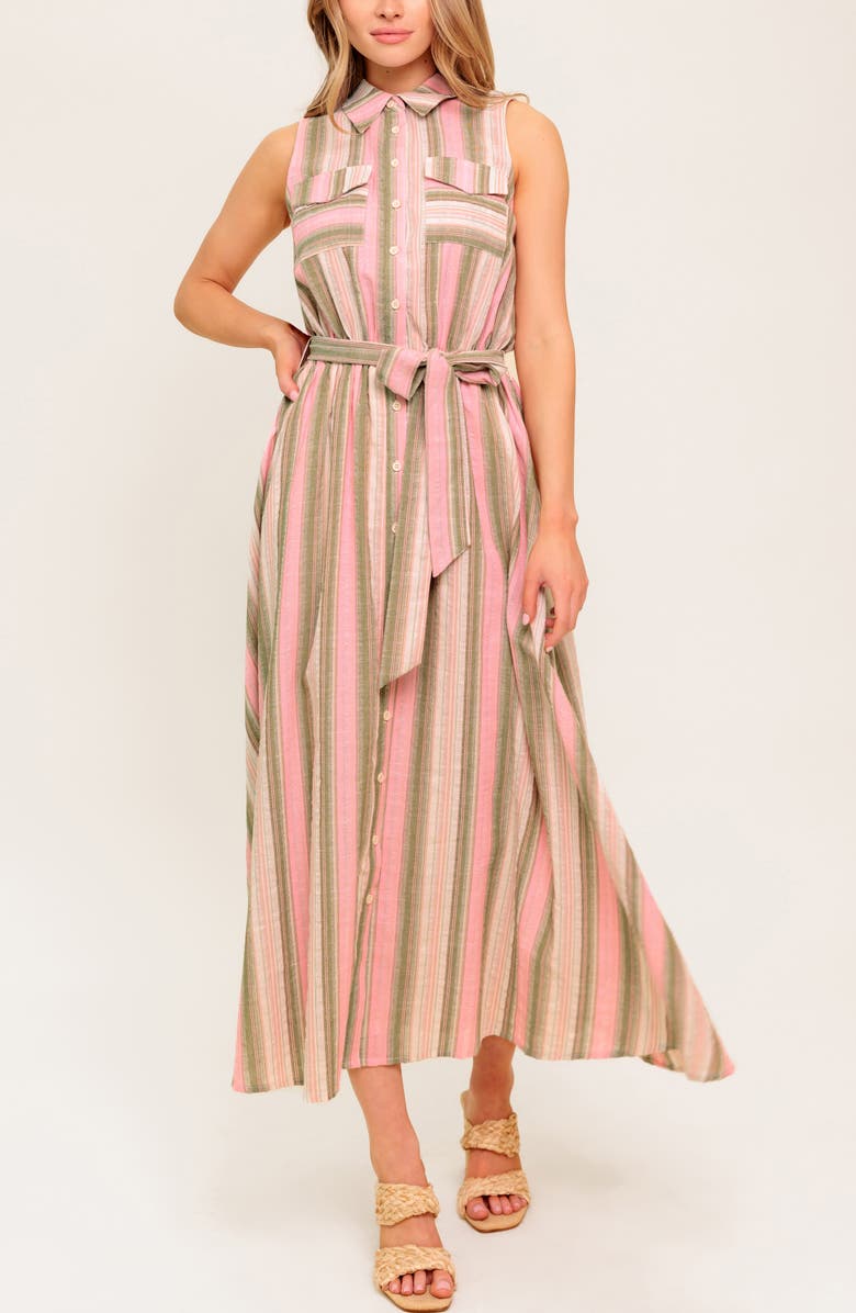 Belted Midi Shirtdress