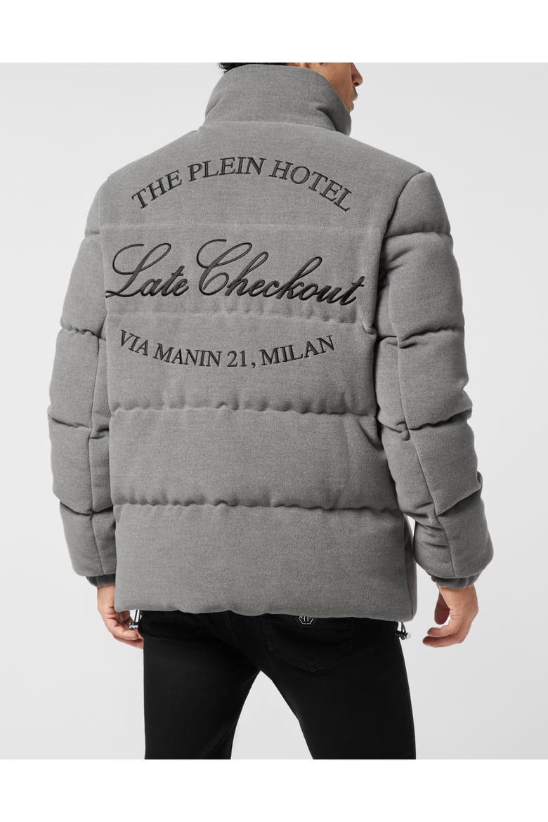 Wool Puffer Jacket Late Checkout Men, Alternate, color, grey