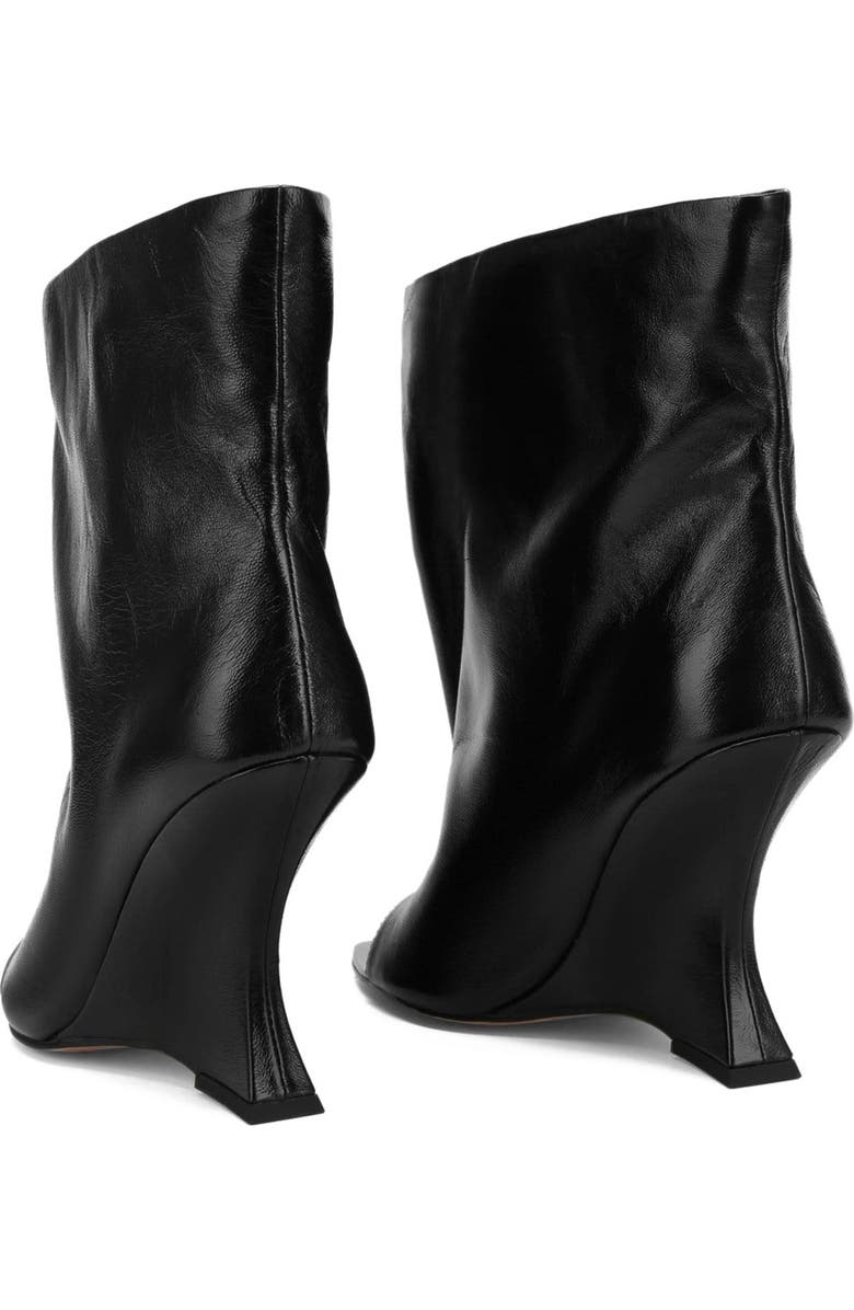 Naked Wolfe Reptile Embossed Leather, Alternate, color, Black