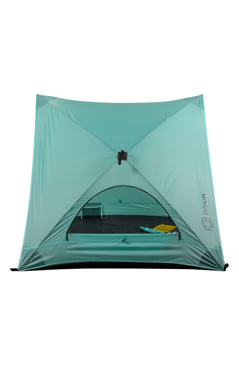Picnic Time A-Shade Ice Blue Portable Beach Tent, Alternate, color, Blue