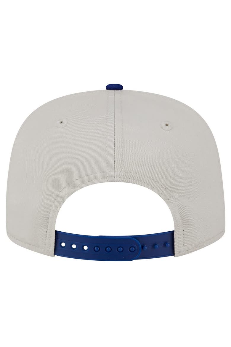 Men's New Era Cream Los Angeles Dodgers Iron Golfer Snapback Hat, Alternate, color, Cream