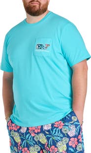 vineyard vines Big & Tall Forita Palms Whale Graphic Tee
