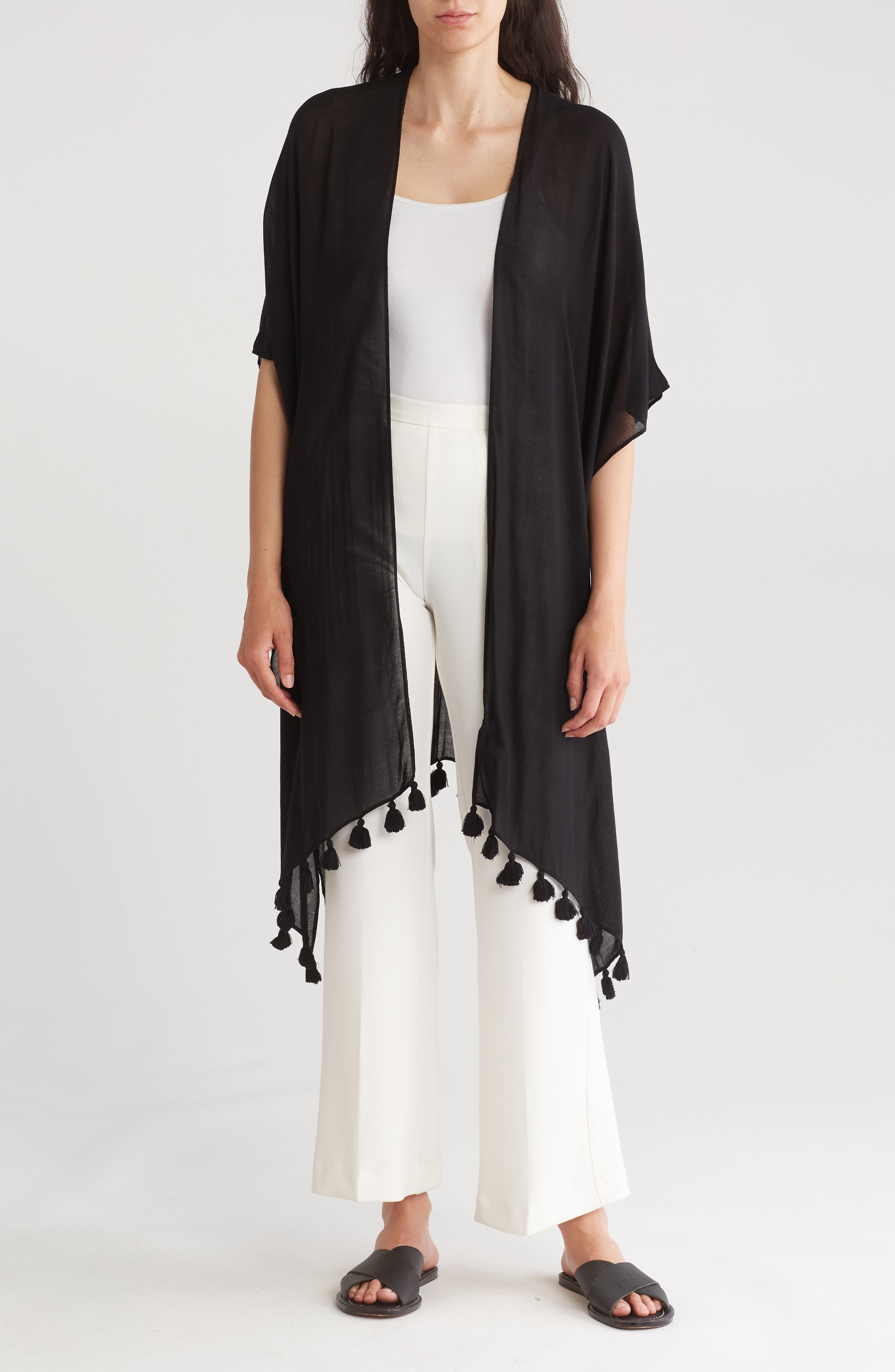 Nordstrom Print Tassel Duster