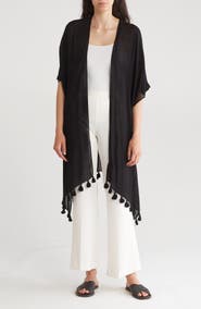 Nordstrom Print Tassel Duster