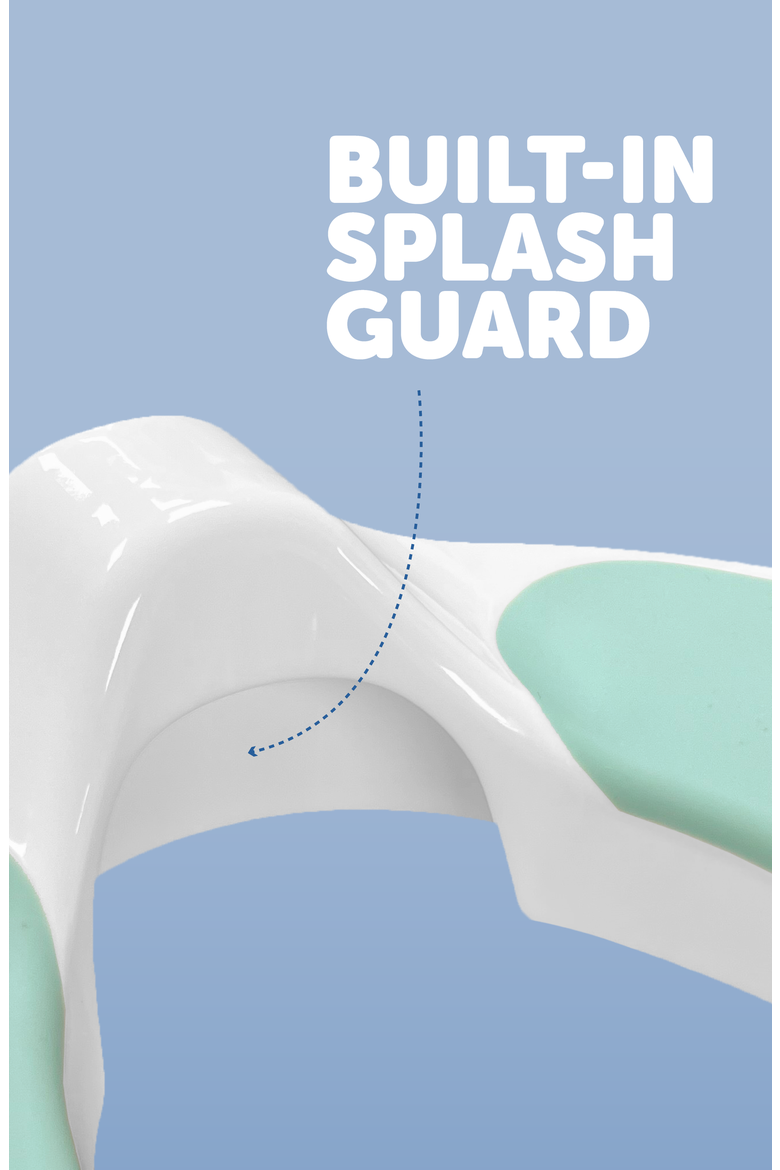 Potty Training Seat with Handles Toilet Training Seat, Alternate, color, Aqua