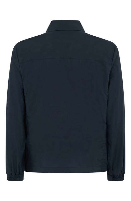 Moose Knuckles Waverly Water Repellent Stretch Shirt Jacket In Black