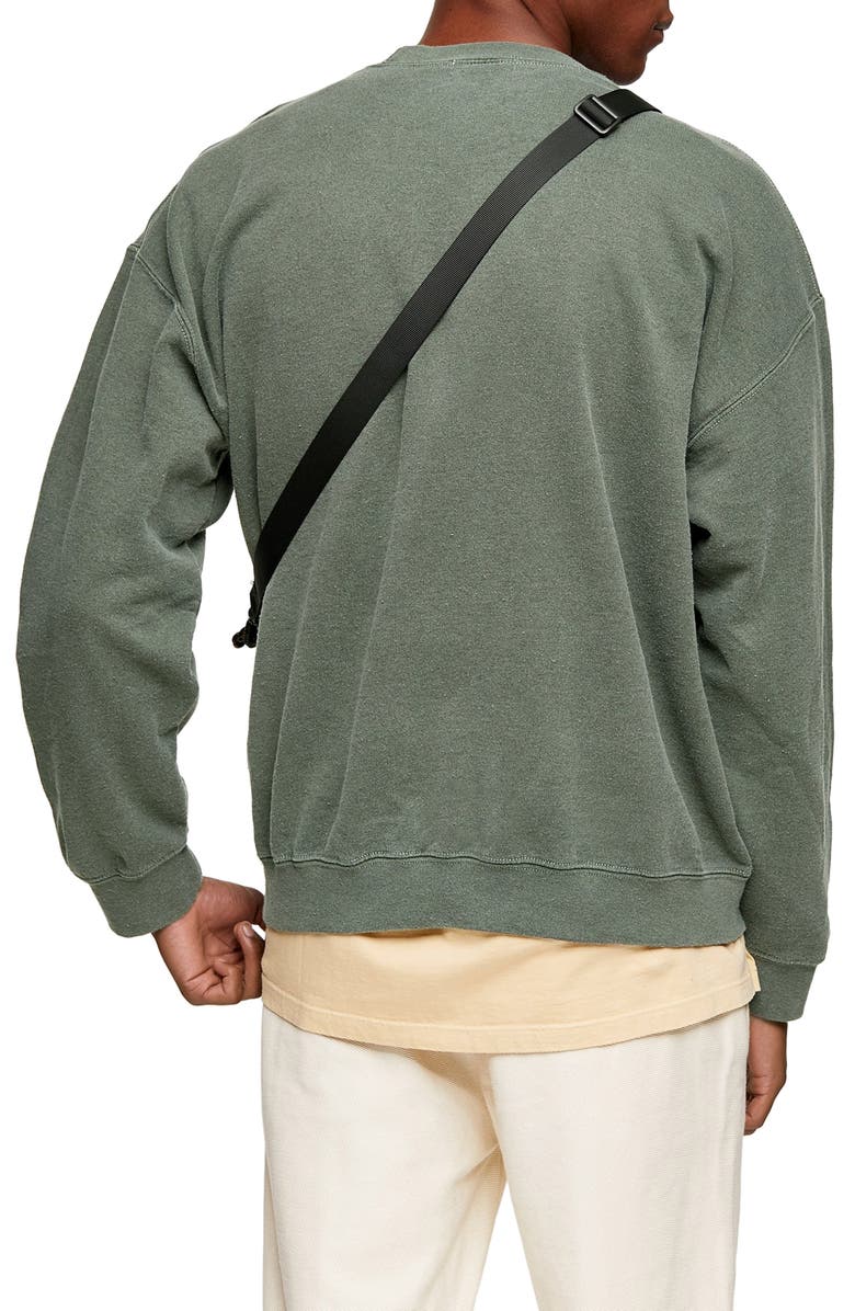 Topman Sao Paulo Crewneck Sweatshirt, Alternate, color, 