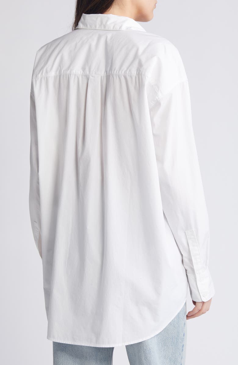 Levi's<sup>®</sup> Lola Oversize Cotton Poplin Button-Up Shirt, Alternate, color, 