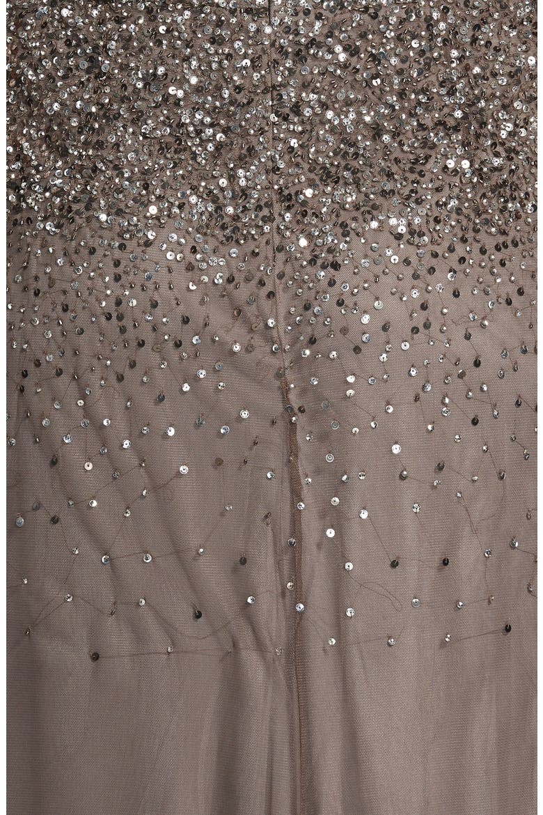 Beaded Illusion Gown, Alternate, color, LEAD