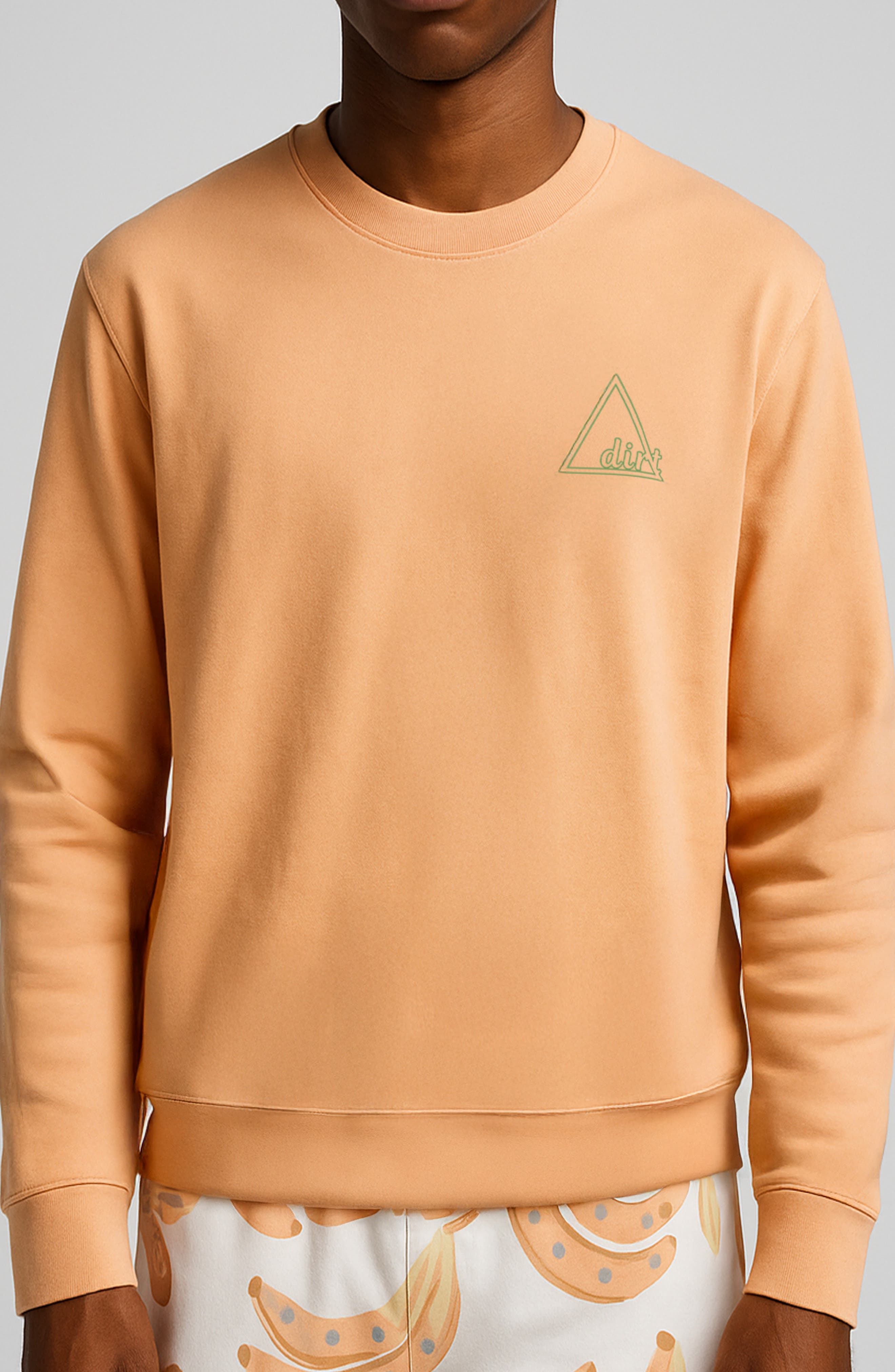 D.RT Homecourt Cotton Sweatshirt in Peach 