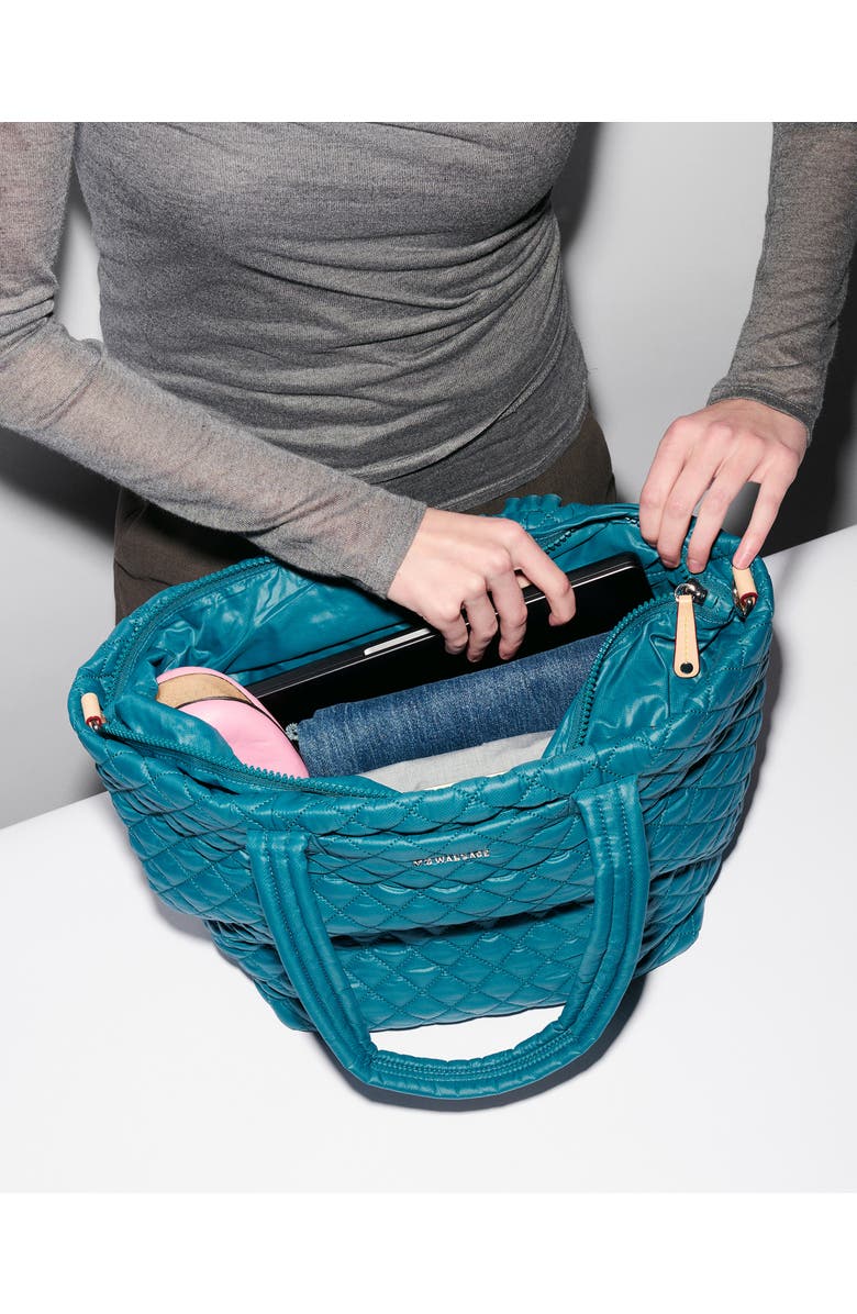 MZ Wallace Medium Metro Deluxe Tote, Alternate, color, Pacific