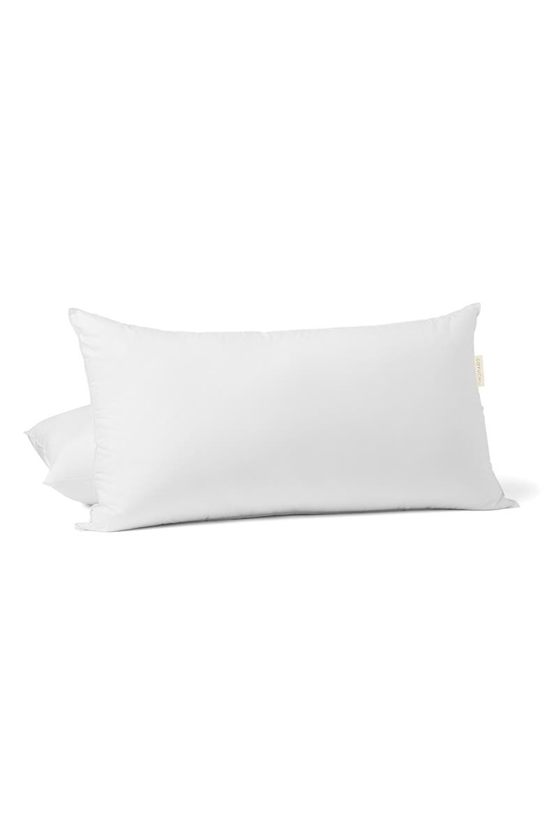 Coyuchi Feather & Down Pillow, Main, color, White