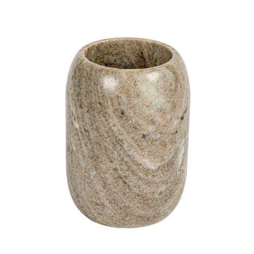 Storied Home Modern Marble Bottle Holder, Beige In Gray