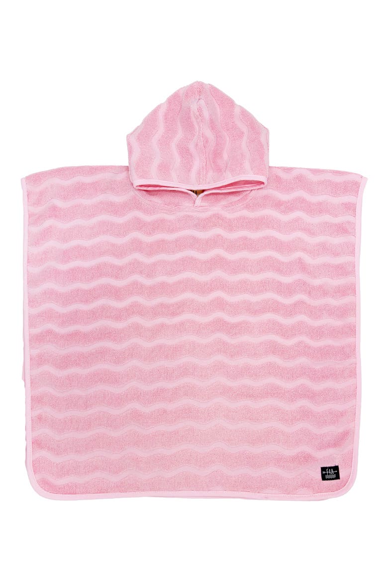 Kids' El Ray Hooded Cover-Up Poncho, Main, color, FAIRY TALE PINK